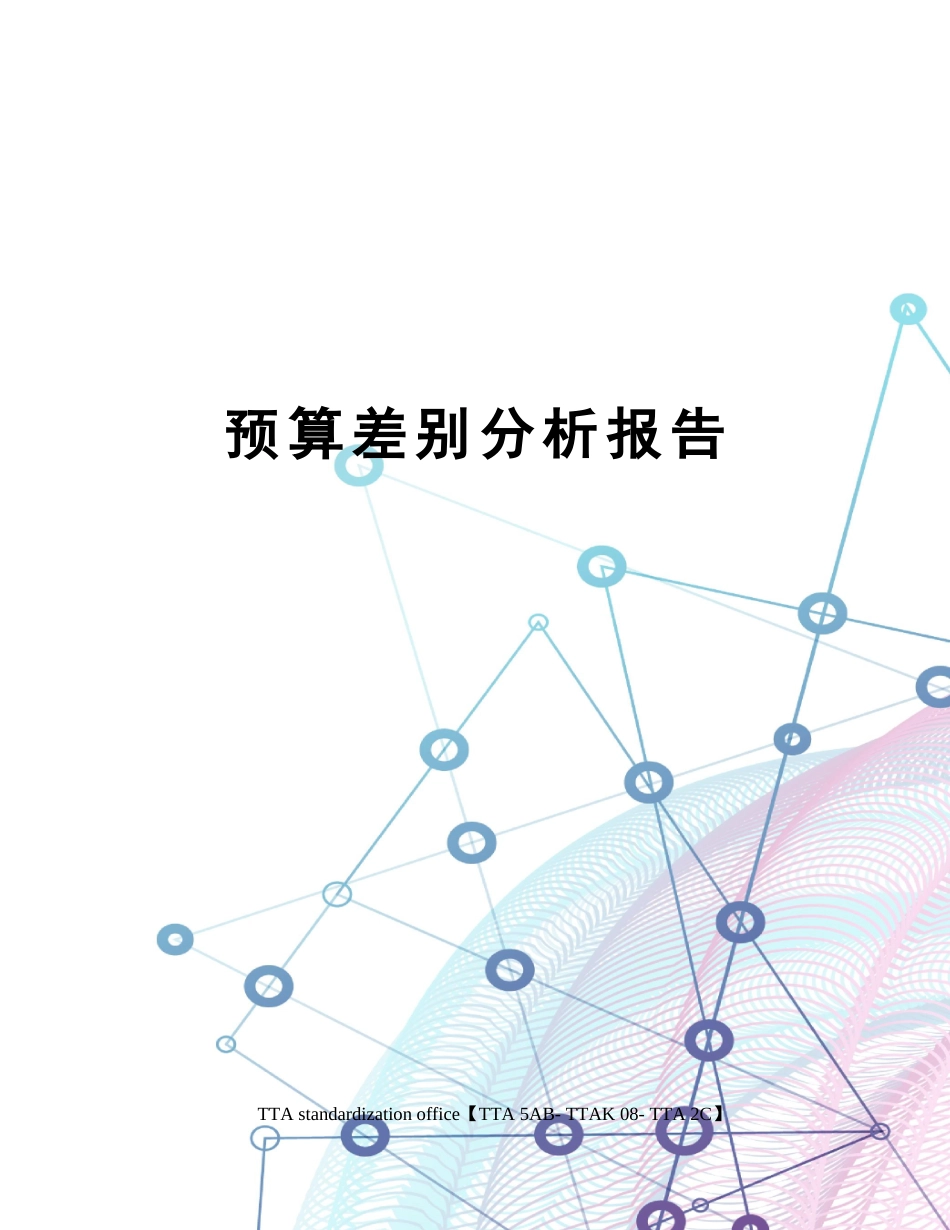 2025年预算差异分析报告_第1页