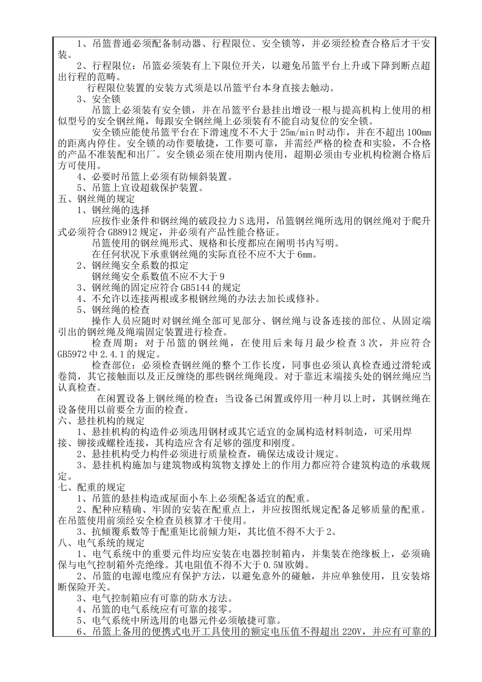 2025年吊篮使用安全技术交底_第2页