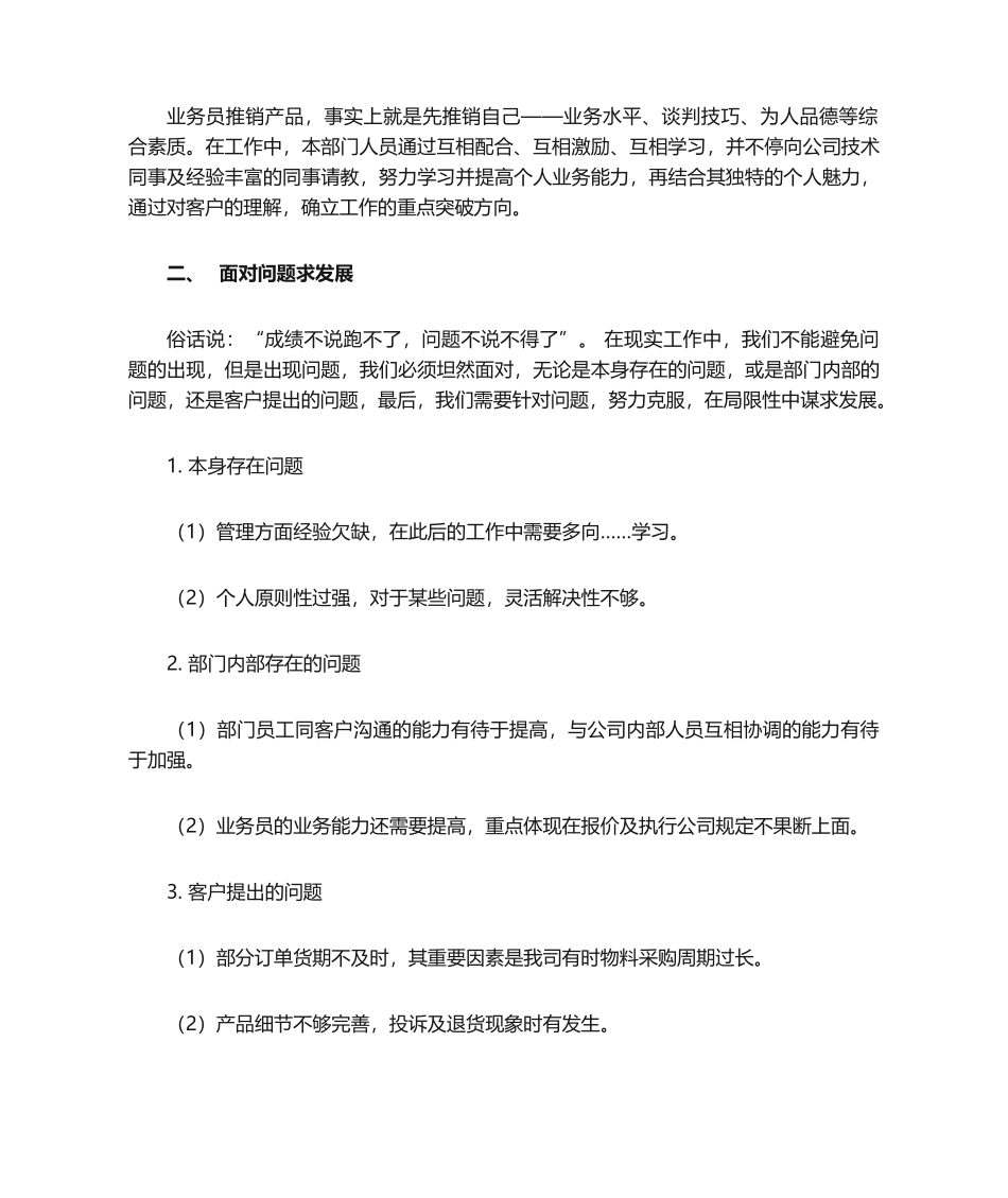 2025年销售部年终总结_第2页