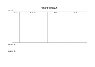 2025年投标书签收表