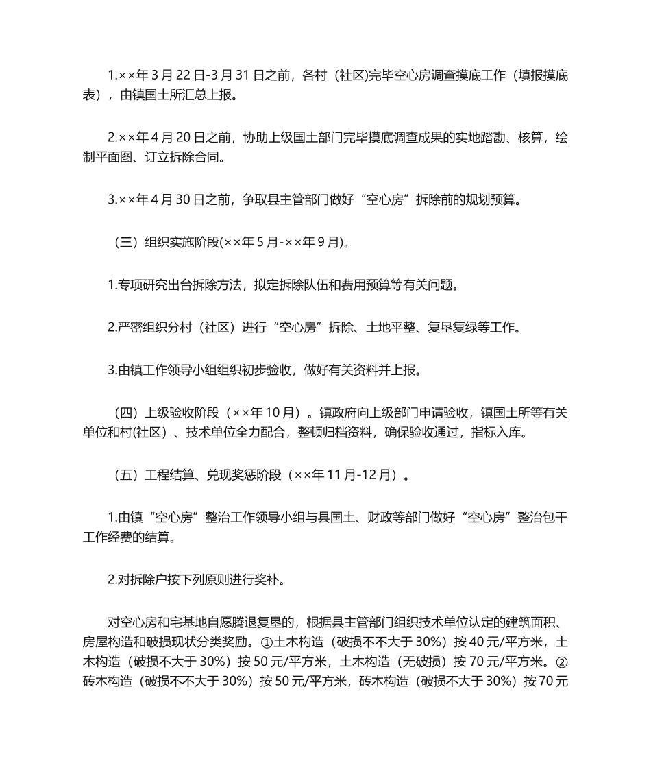 2025年实施方案镇空心房整治工作实施方案_第3页