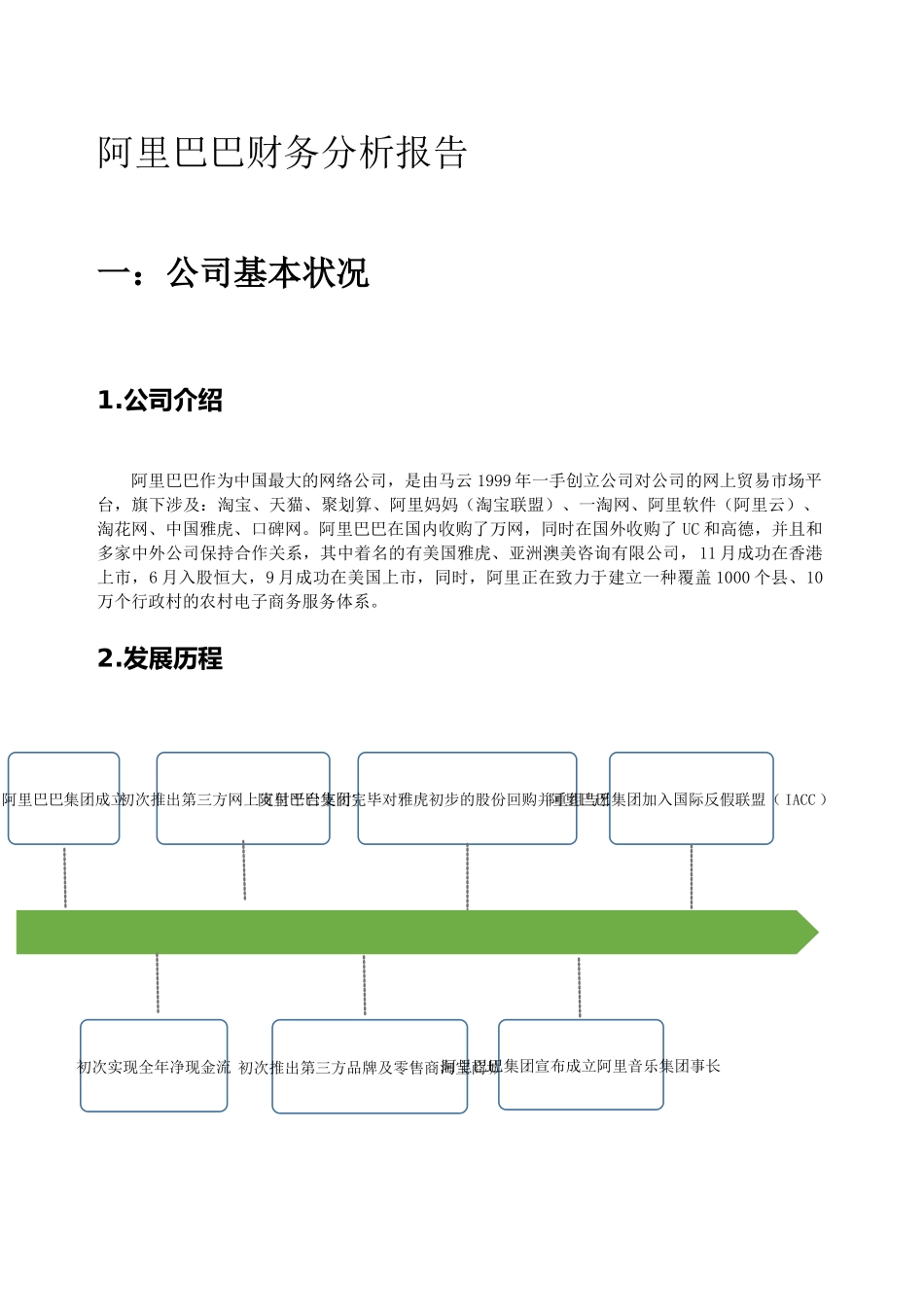 2025年阿里巴巴财务分析报告_第1页