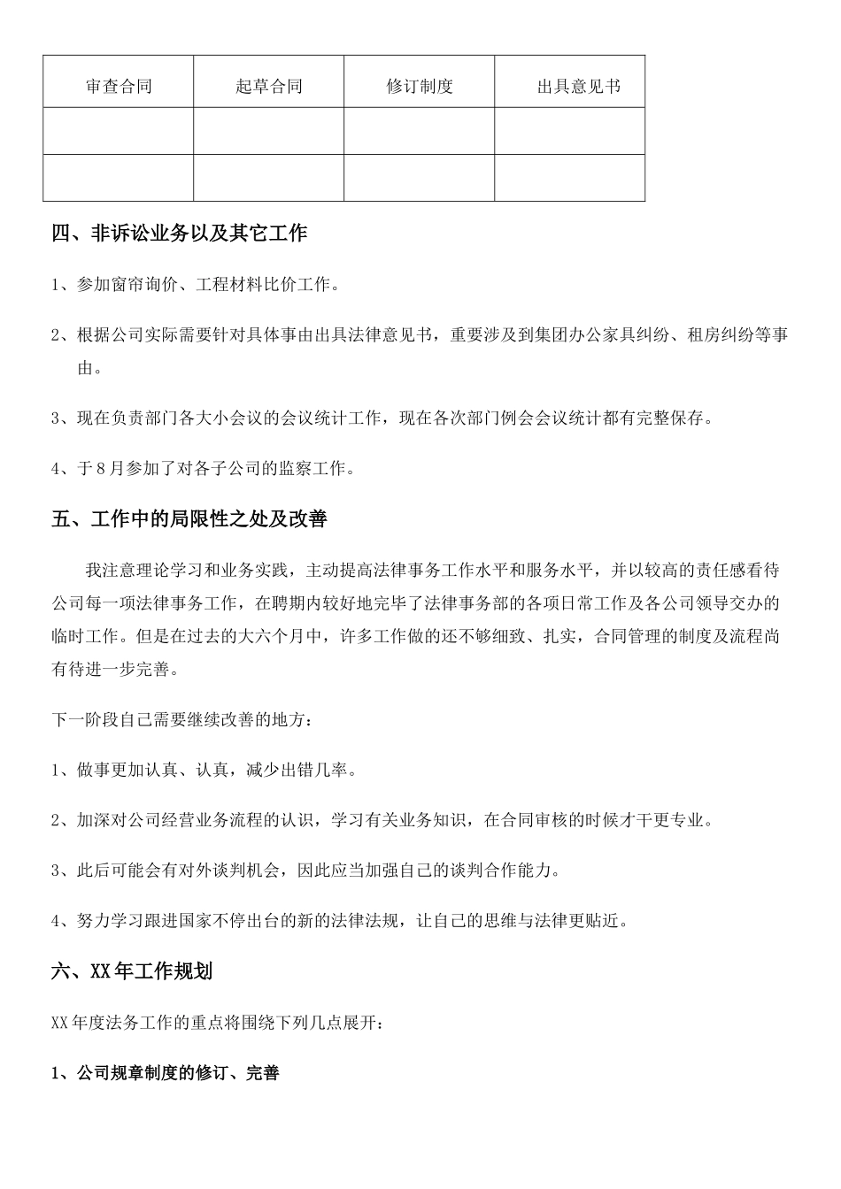 2025年法务工作总结_第2页