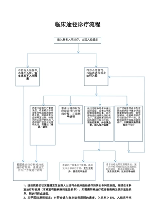 2025年临床路径流程图