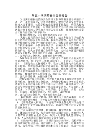 2025年新版消防安全自查报告