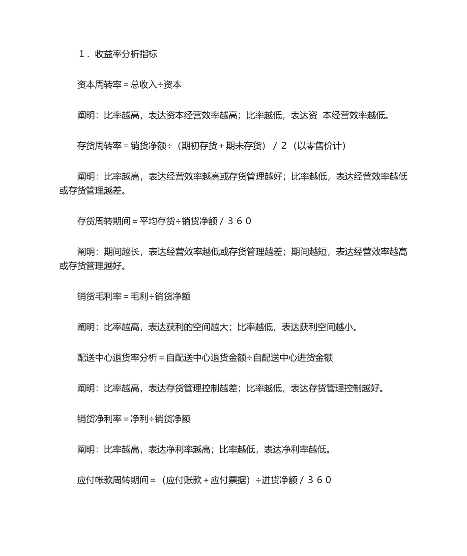 2025年药店数据分析公式_第1页