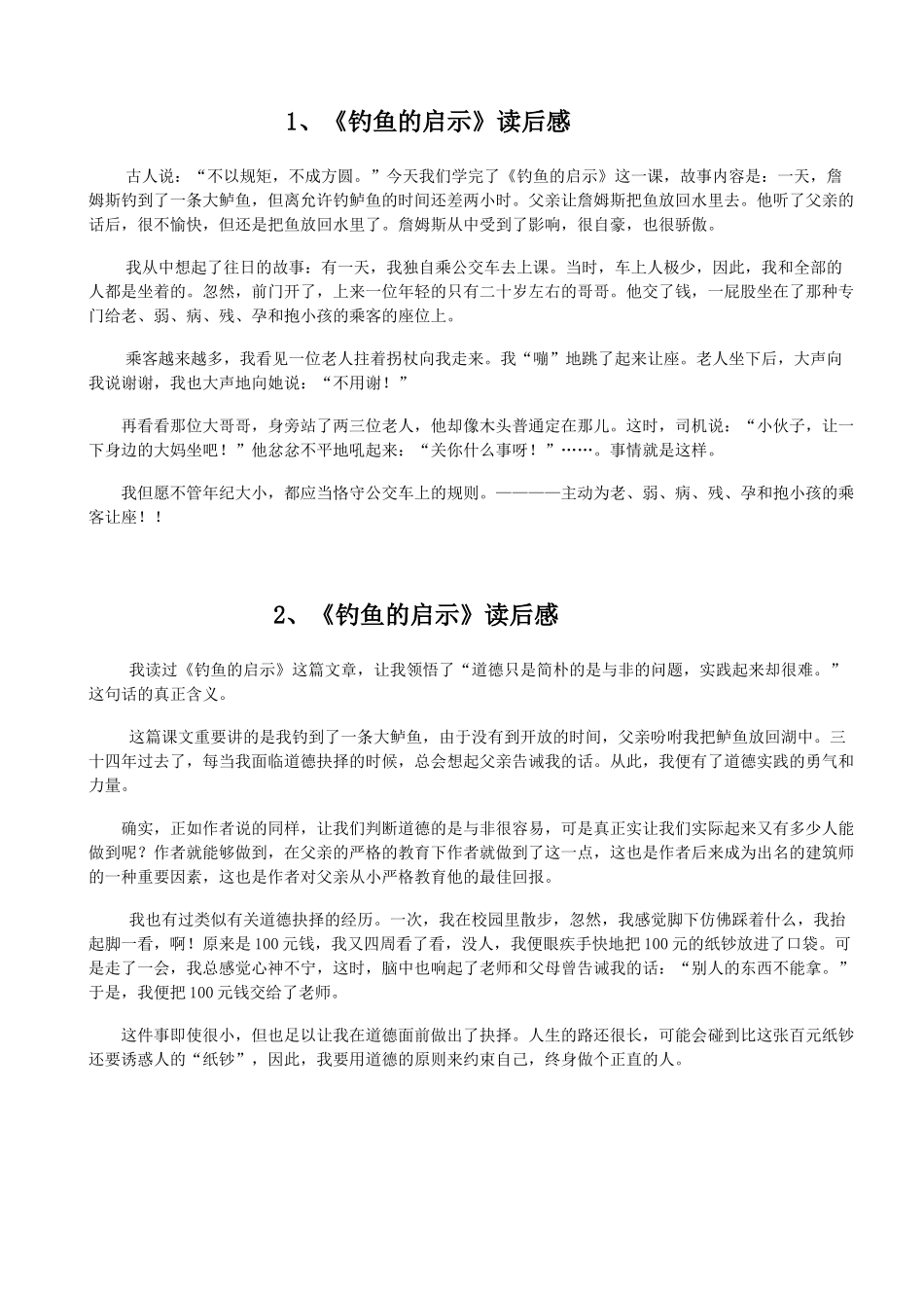 2025年钓鱼的启示读后感_第1页