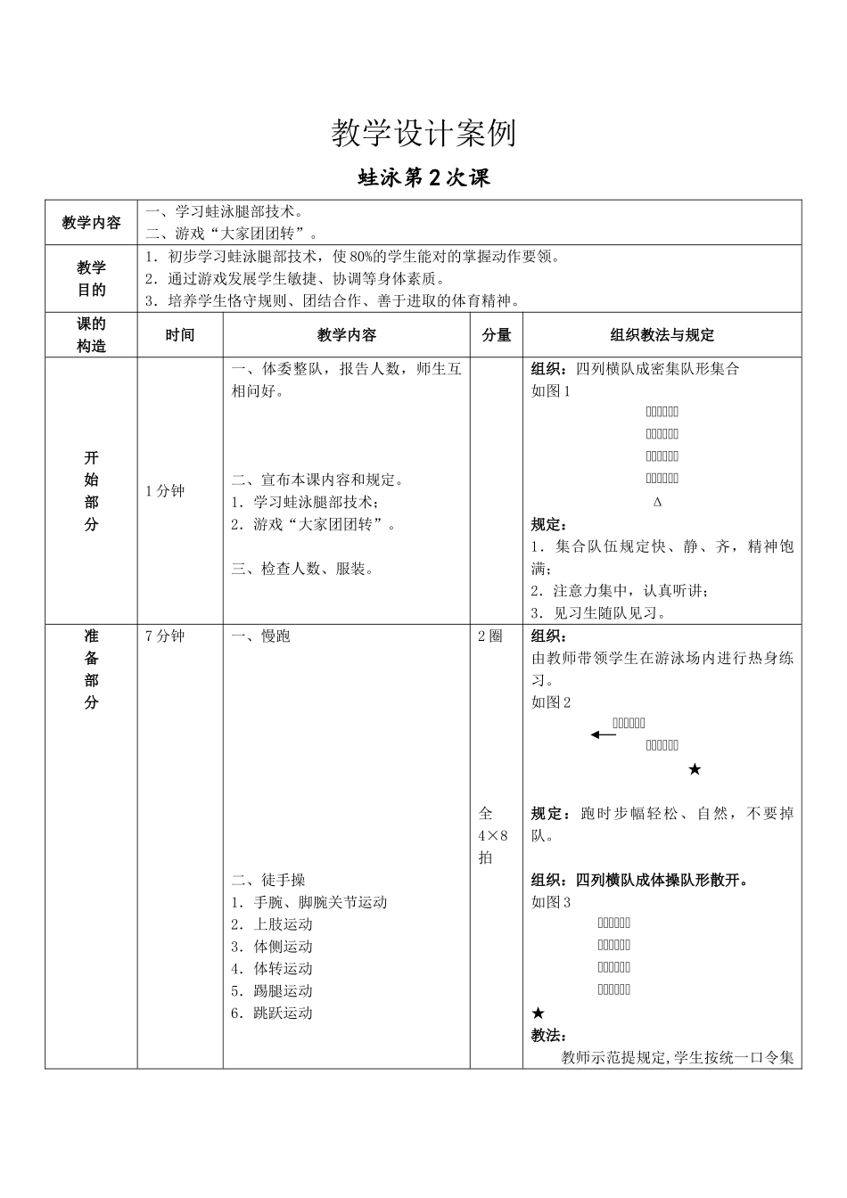 2025年蛙泳教学设计_第3页