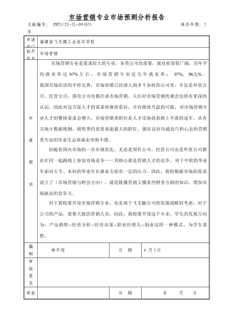 2025年市场营销专业市场预测分析报告