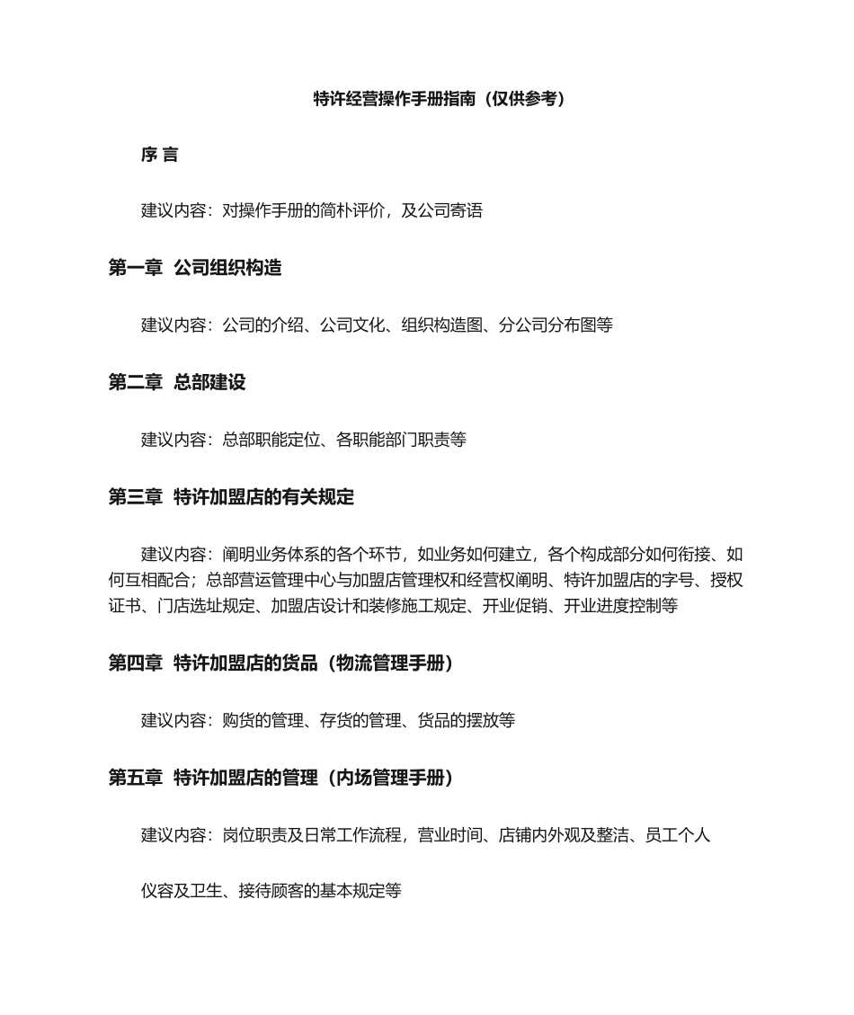 2025年特许经营操作手册指南_第1页