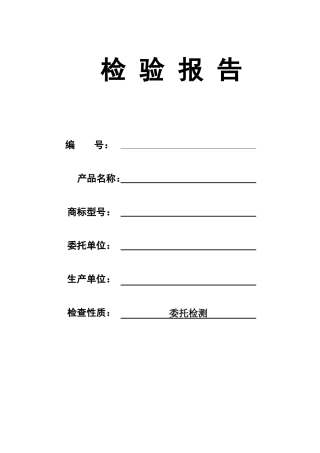 2025年检测报告