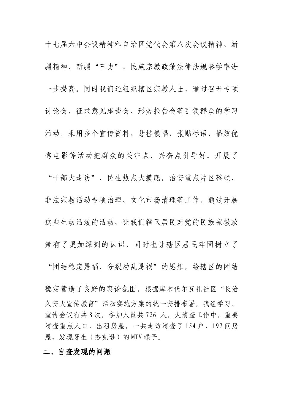 2025年新版自查报告_第2页