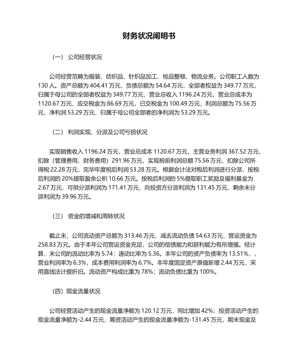 2025年财务情况说明书_第1页