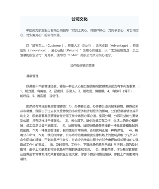 2025年南航企业文化