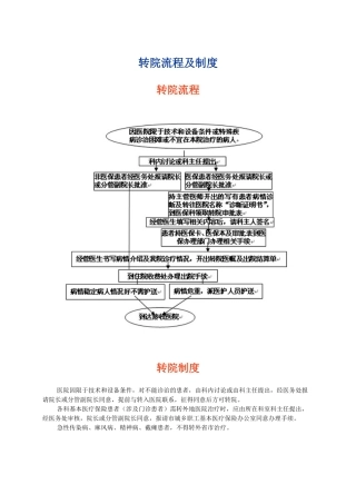 2025年转院流程图及制度