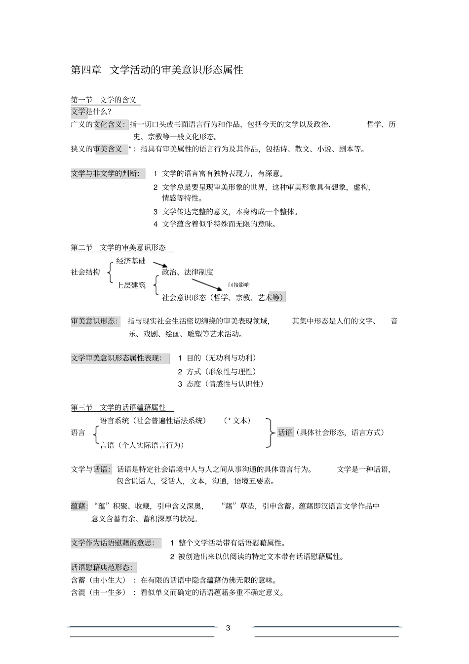 文学理论知识要点考研总结汇总_第3页