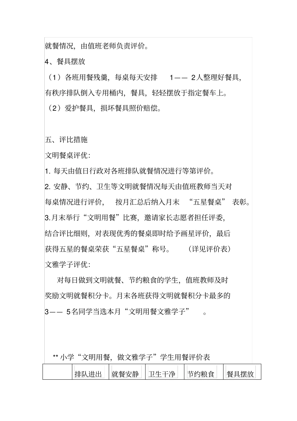 文明用餐主题教育活动方案_第3页