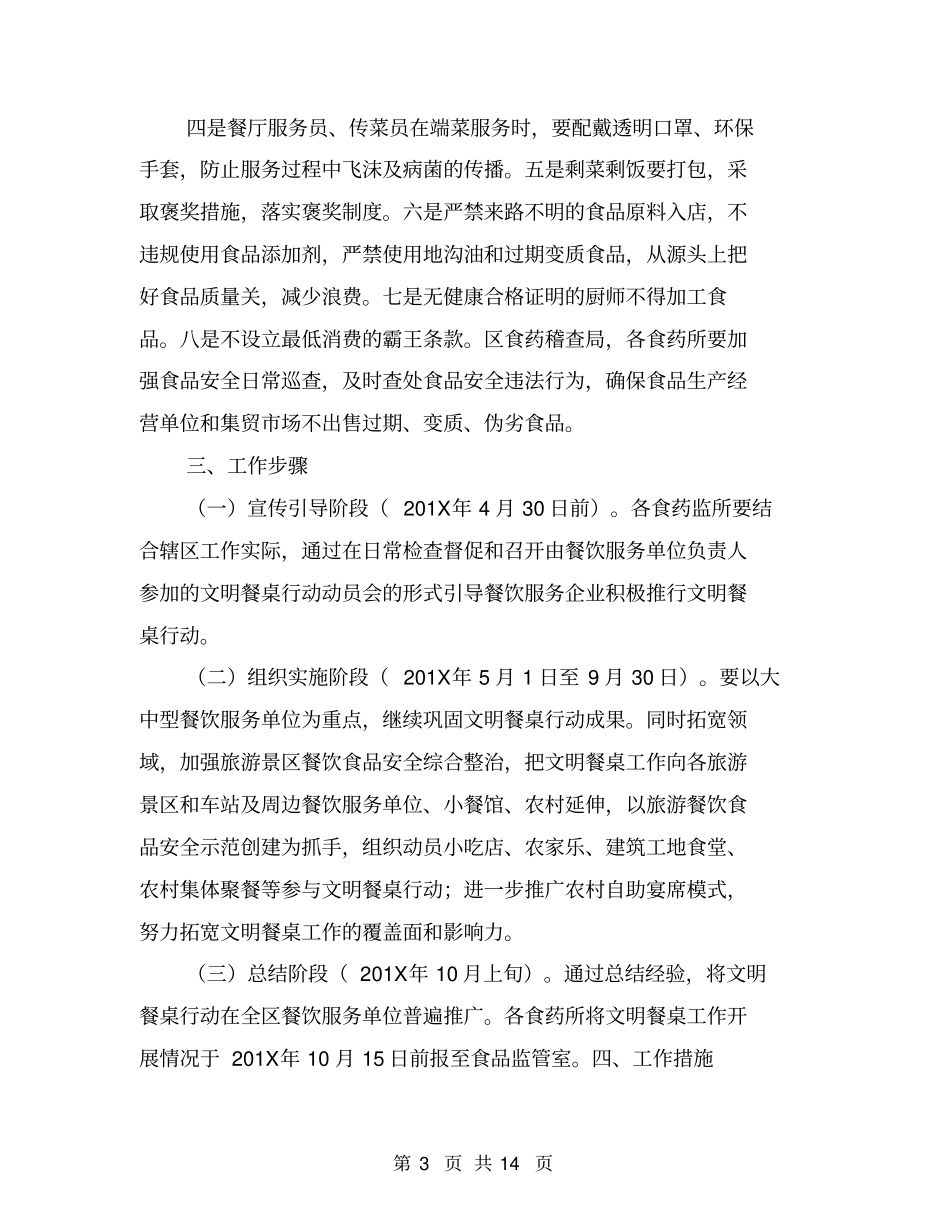 文明餐桌行动实施方案_第3页