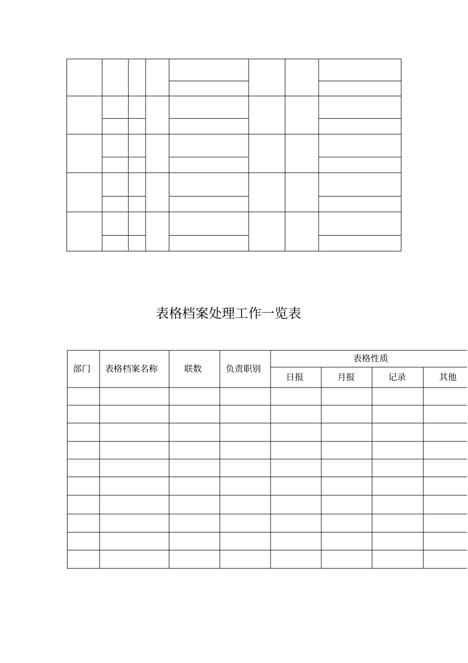 文档管理员专用表格汇总_第3页