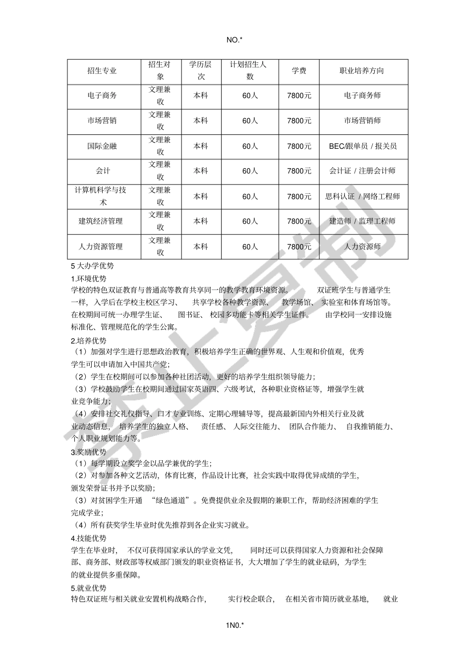 文理生自考本科所设专业_第1页
