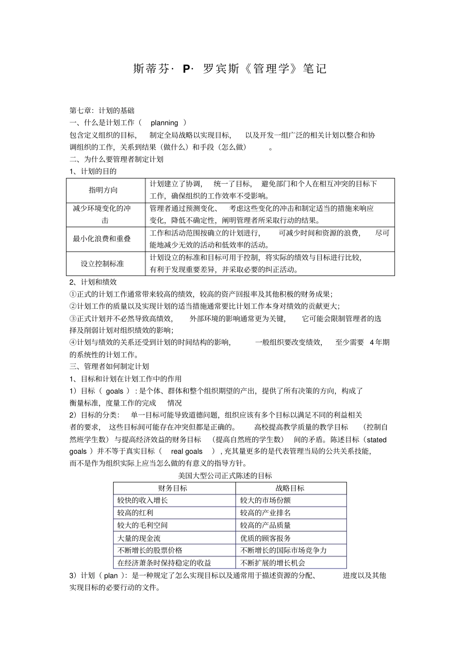 斯蒂芬P罗宾斯管理学笔记7_第1页