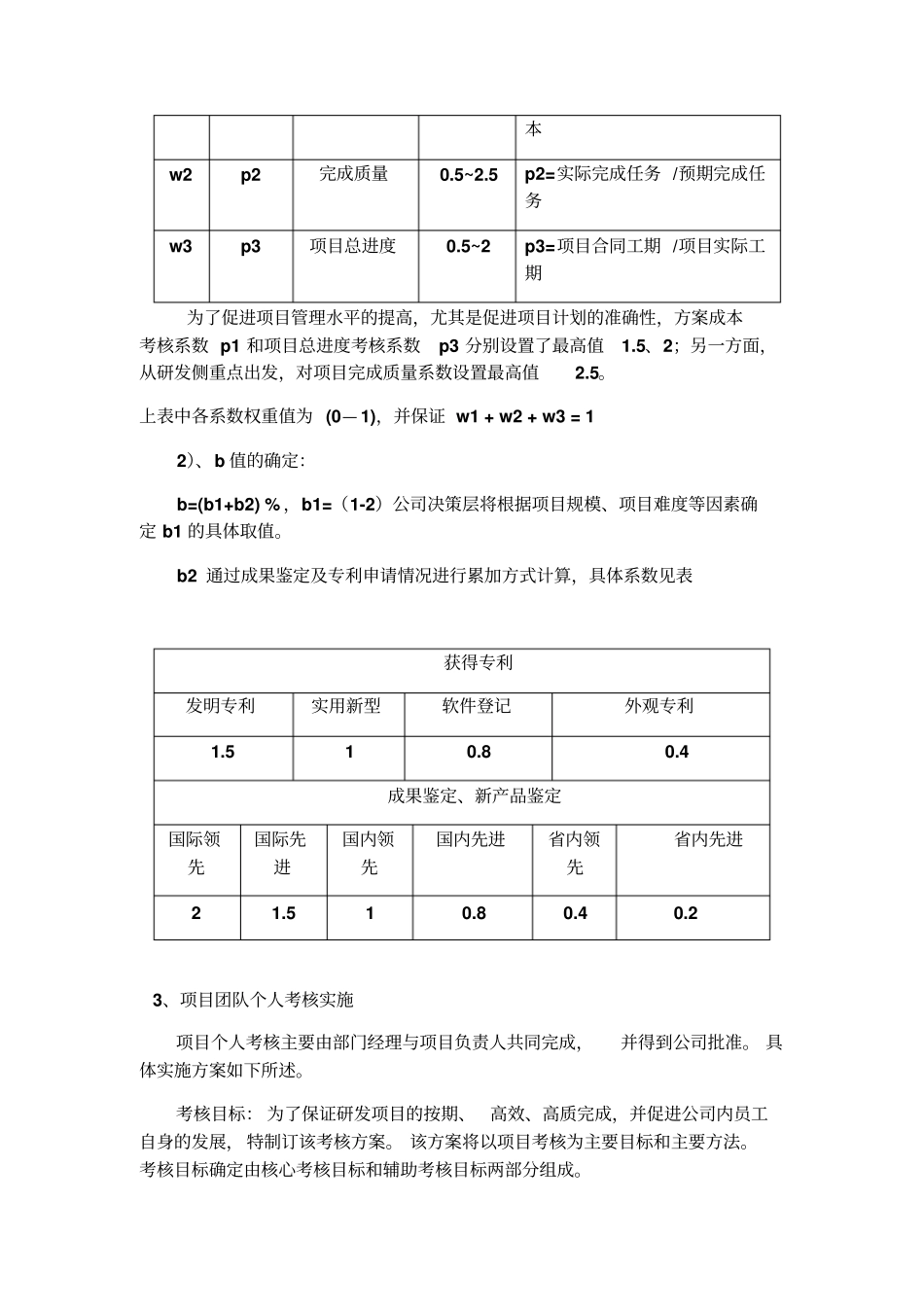 新产品研发、技术创新、工艺改进考核奖励制度_第2页