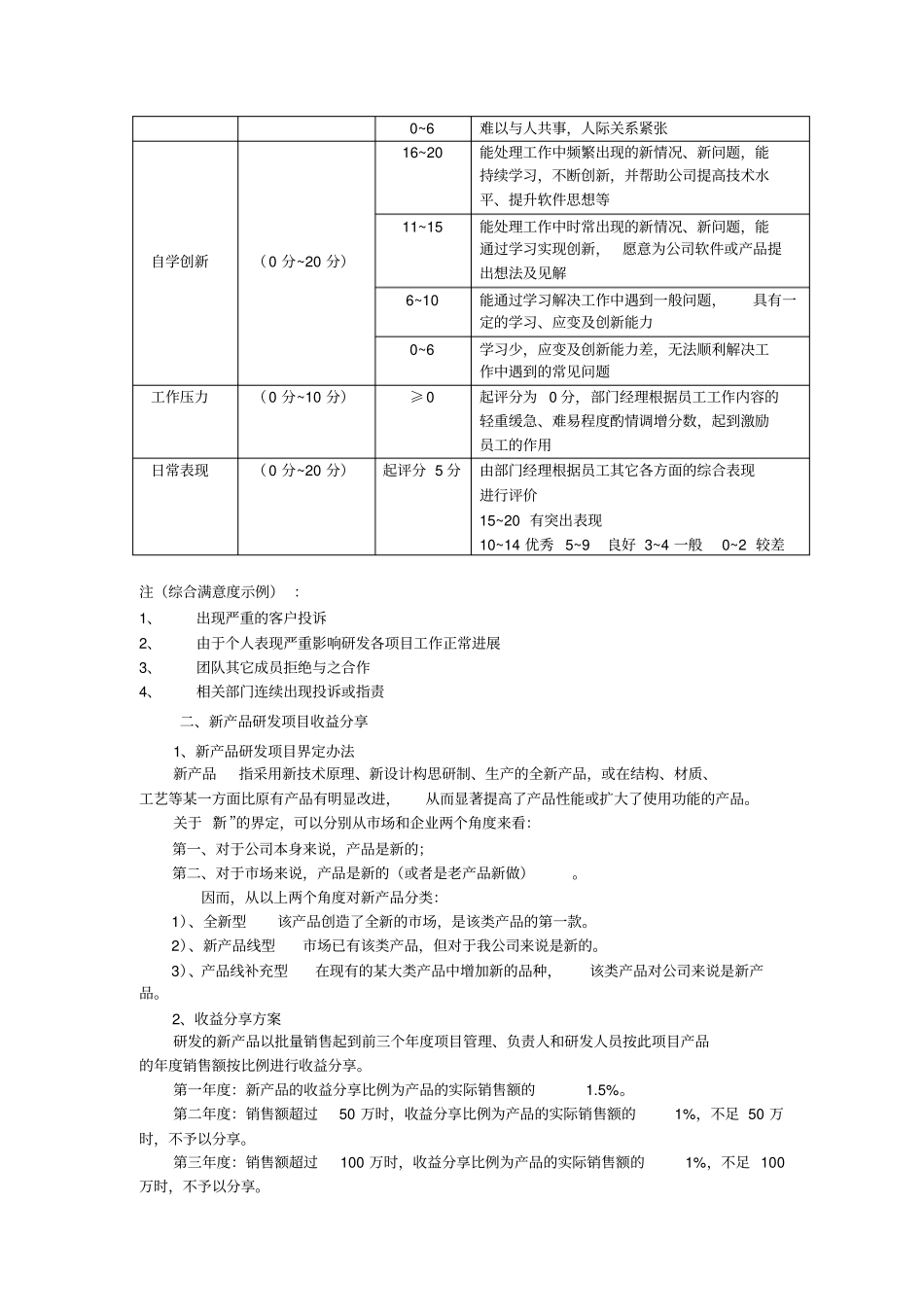 新产品研发专业技术创新工艺改进考核奖励制度_第3页