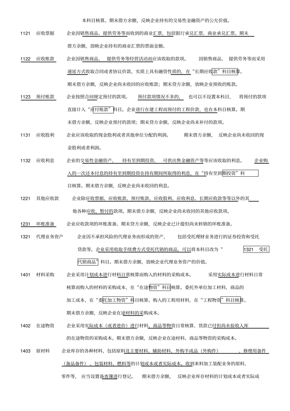 新企业会计准则会计科目表附会计科目表注解_第3页