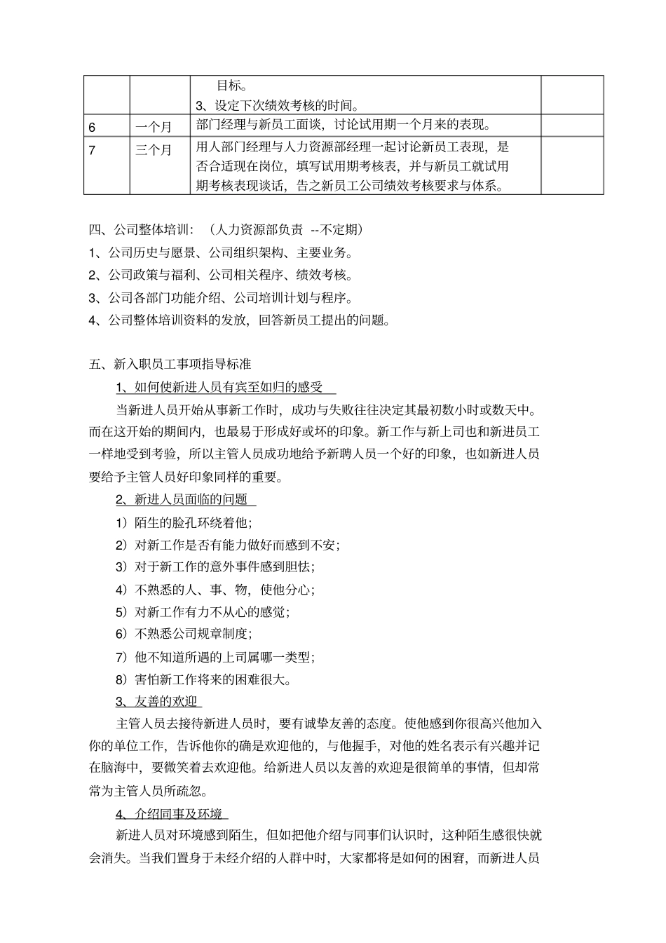 新员工岗前培训内容指导标准_第2页