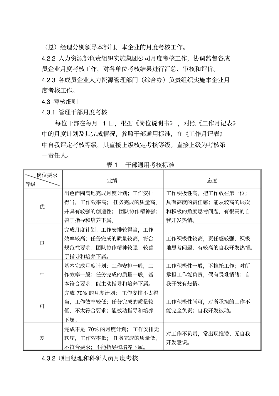 新奥集团员工考核制度_第3页