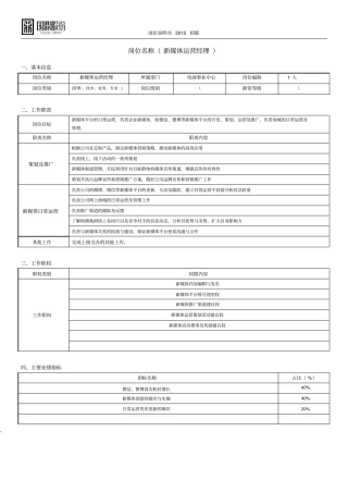 新媒体运营经理