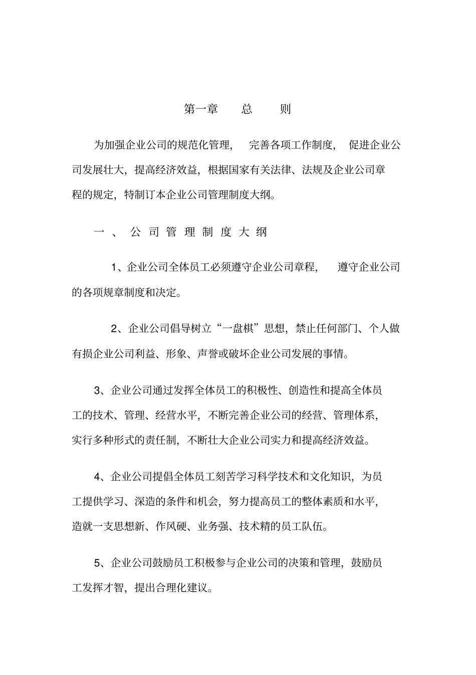 新建企业公司管理制度_第3页