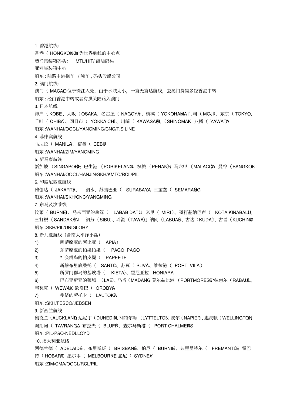 新手货代业务员培训资料全_第2页