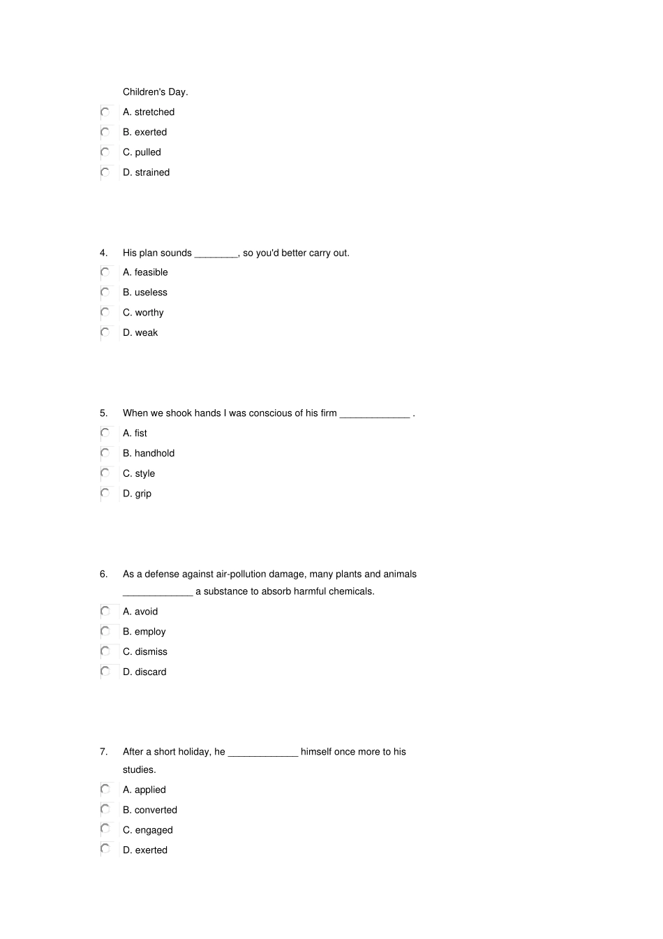 新标准大学英语-Quiz-答案_第2页