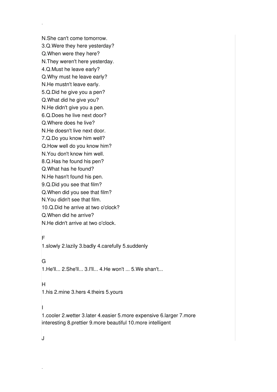 新概念2课前测试答案【】_第2页