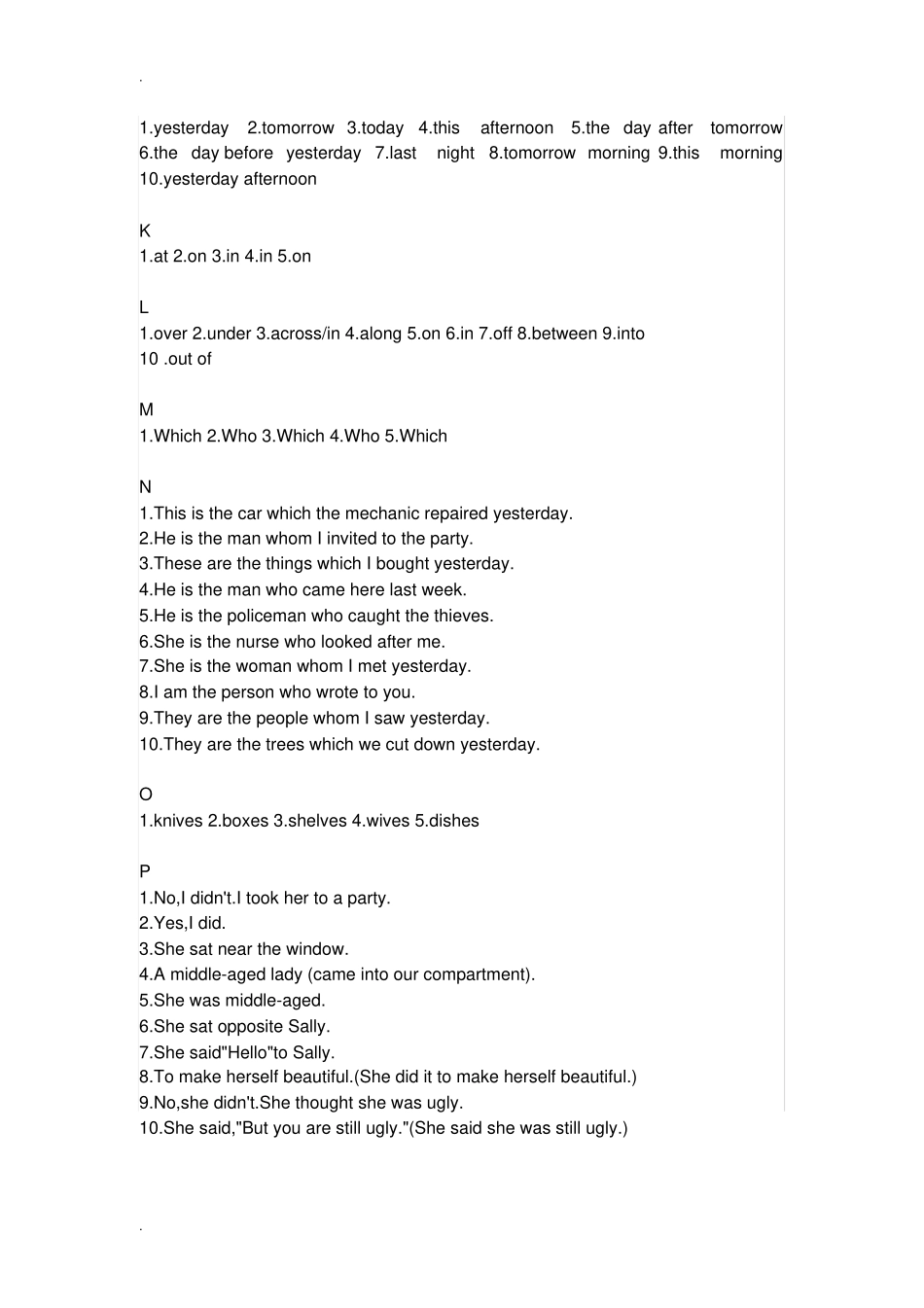 新概念2课前测试答案【】_第3页