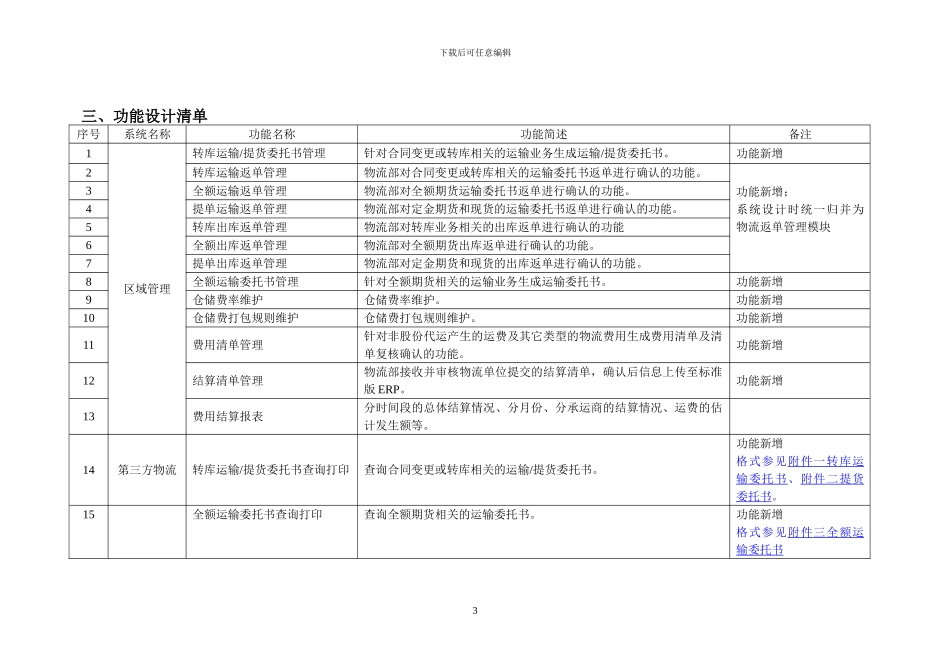 物流费用结算功能基本设计方案V3_第3页