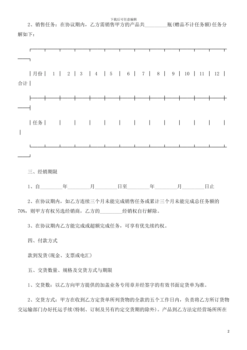 玻璃保护玻璃保护液经销协议书的应用_第2页