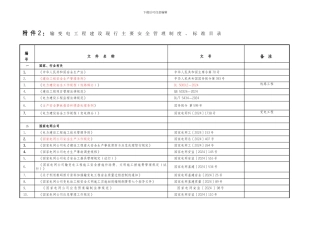 电力建设工程现行主要安全管理制度清单