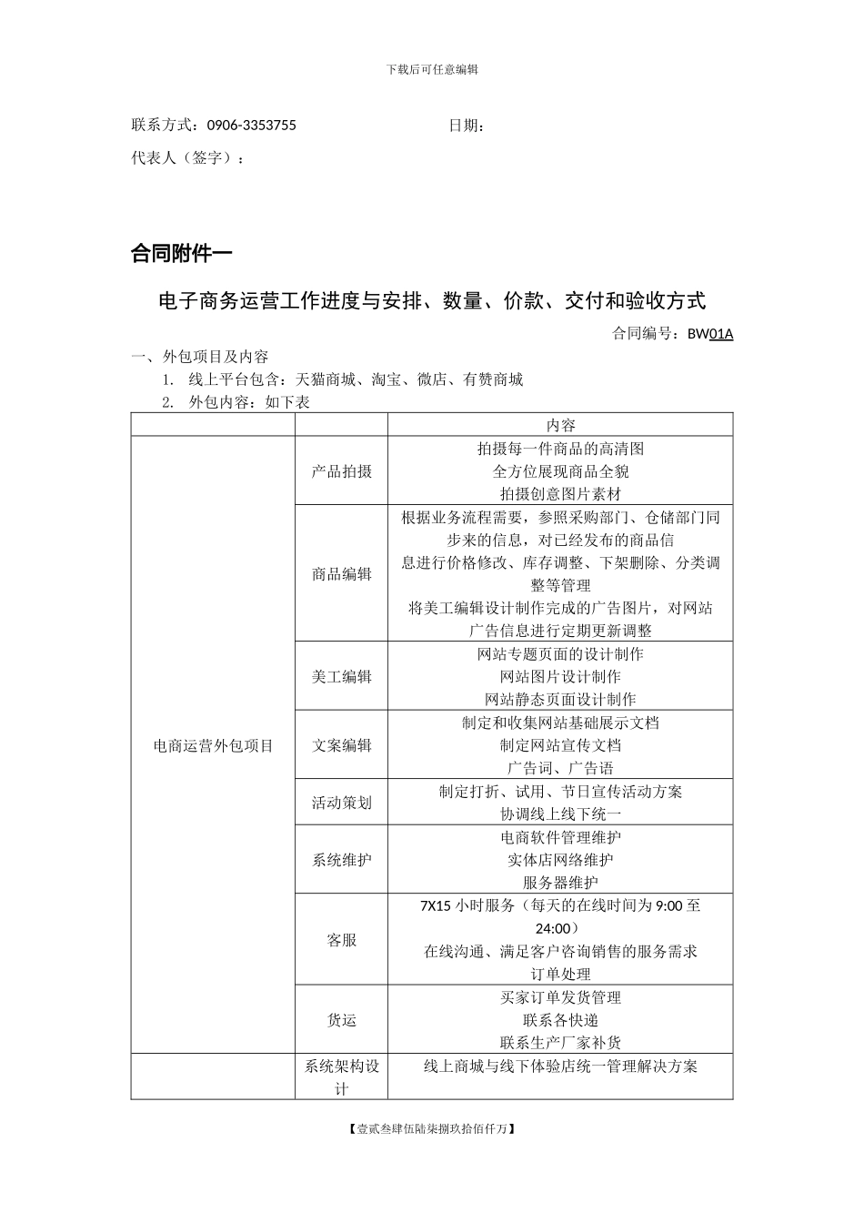 电子商务运营技术外包服务合同_第3页