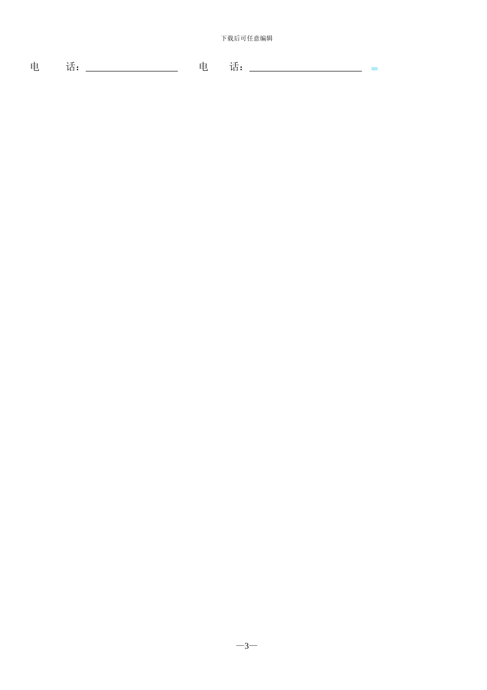 电脑网络及办公设备外包维护合同_第3页