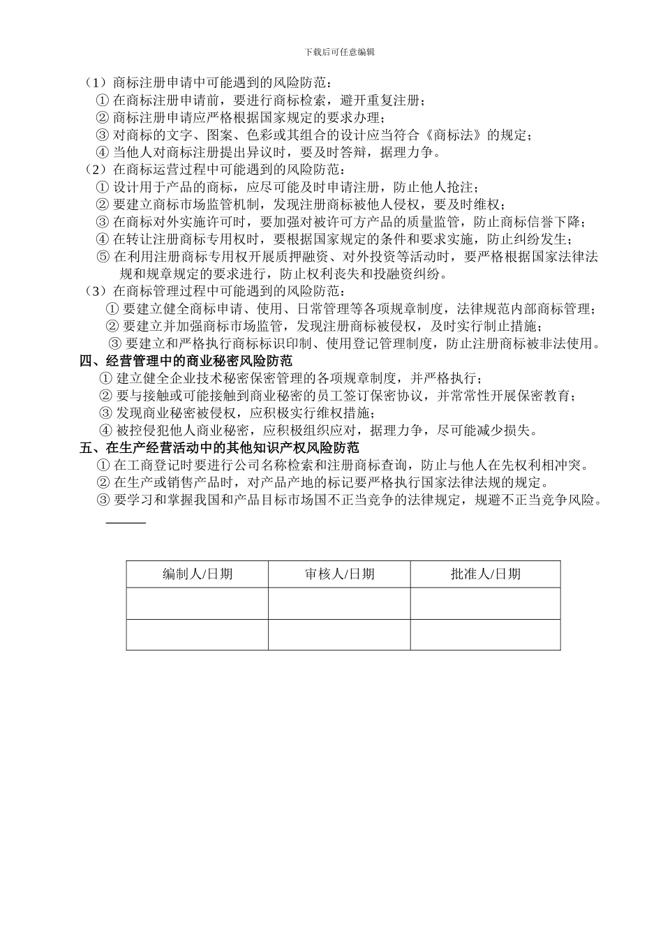 知识产权风险规避方案_第2页