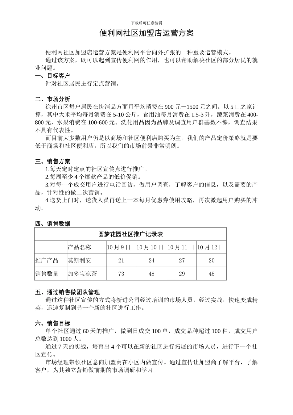 社区加盟店方案_第1页