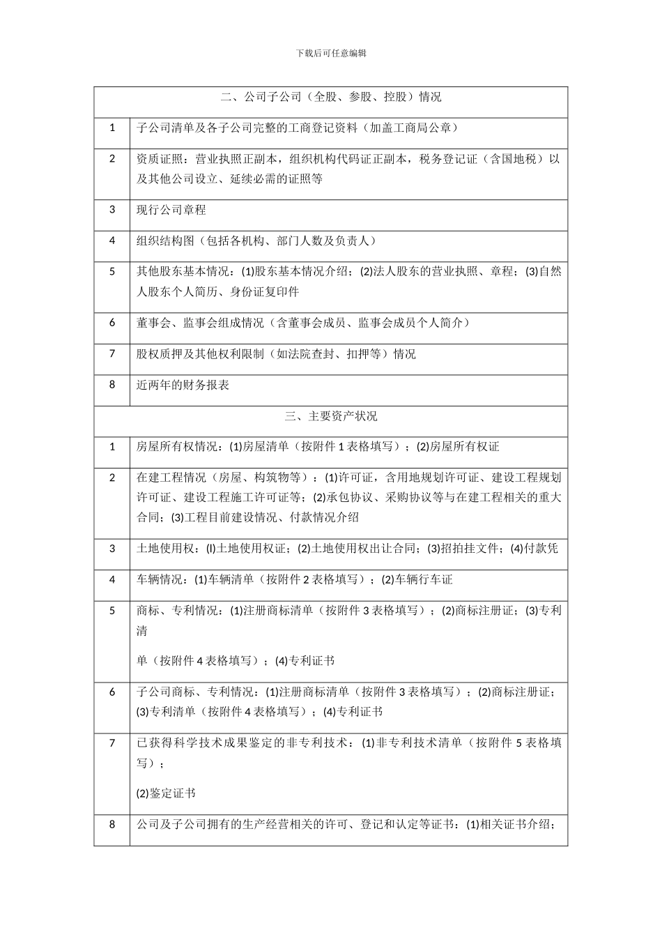 私募股权法律尽职调查清单_第2页