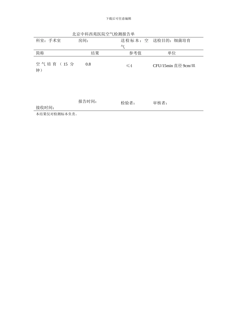 空气检测报告单_第2页