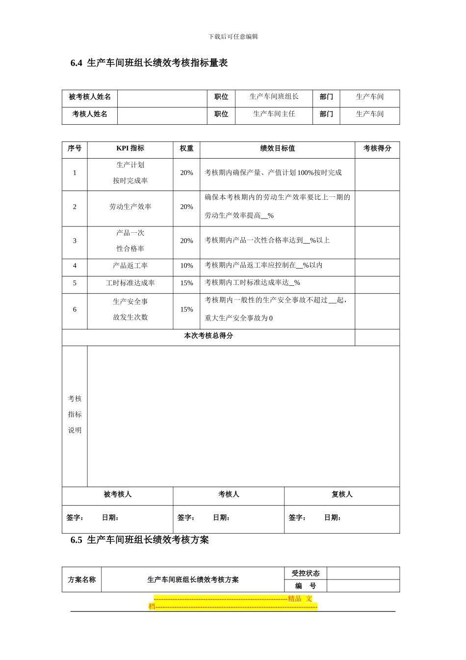 第25章--印刷企业绩效考核全案_第3页