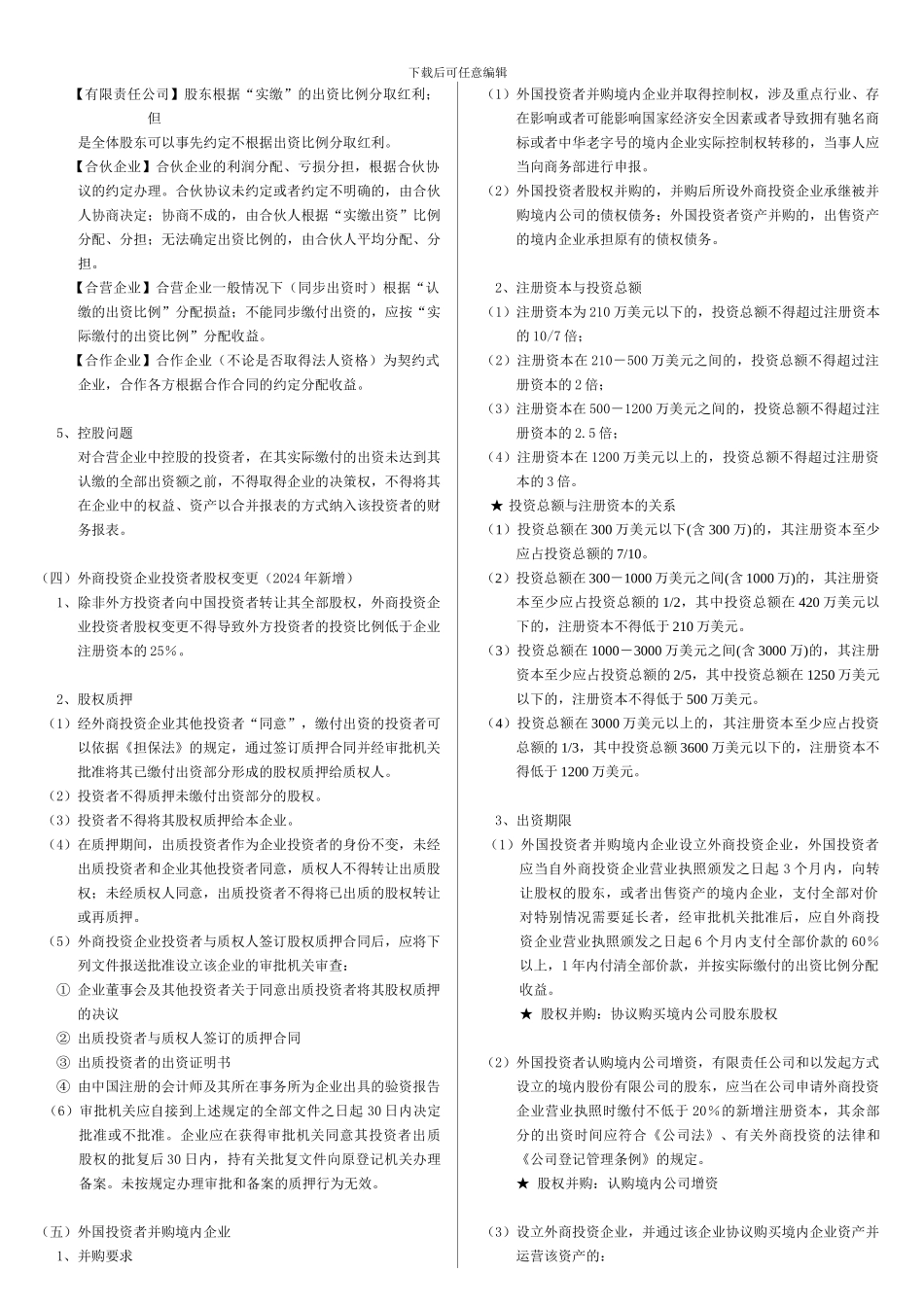 第3章-外商投资企业法律制度_第2页