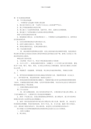 第一章-奴隶制法律制度