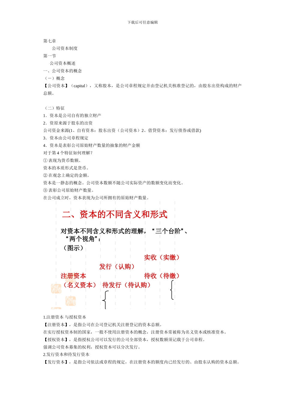 第七章公司资本制度_第1页