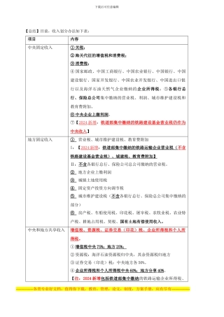 第三节、财政转移支付制度